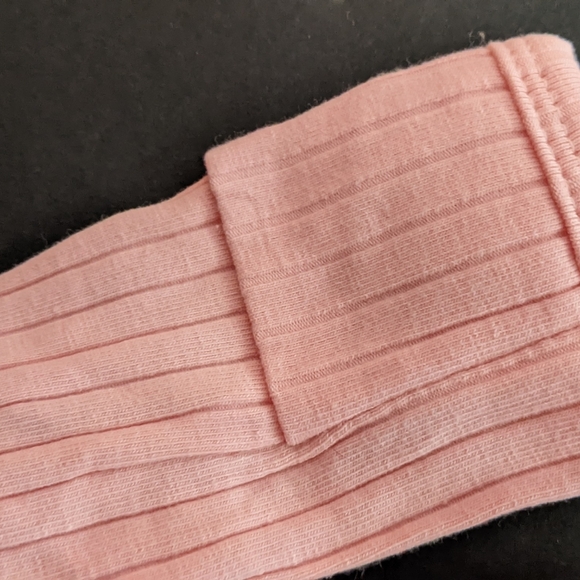 Pink Ruffled Baby One Piece Footie. - Picture 4 of 8